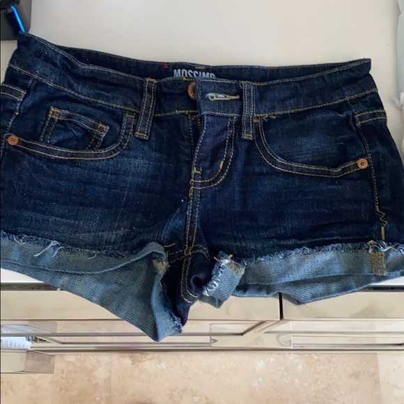 Low rise denim shorts - size 3 Mossimo - Picture 1 of 2